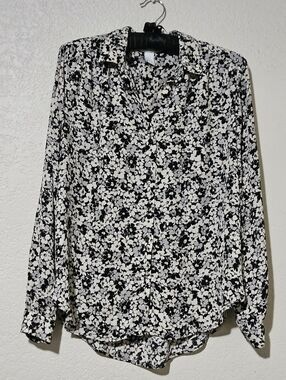 H&M Floral Blouse Small